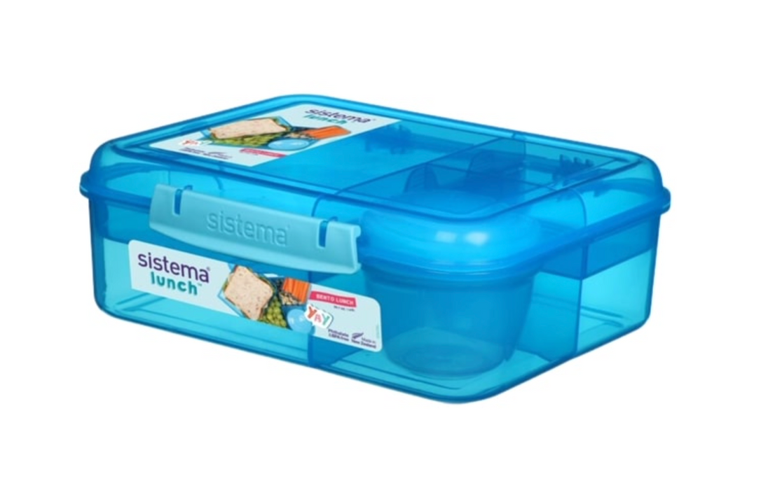 Lunchbox dividida incl. Copa - Azul