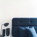 Foldesofa XL, Dark blue w. black