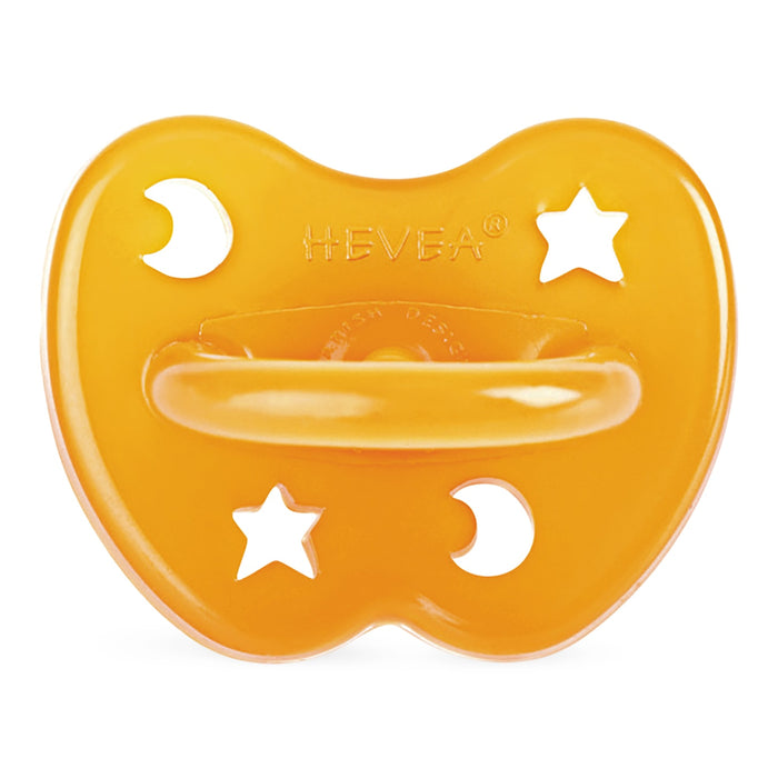 Chupete de hevea, 0-3 meses - Star and Moon