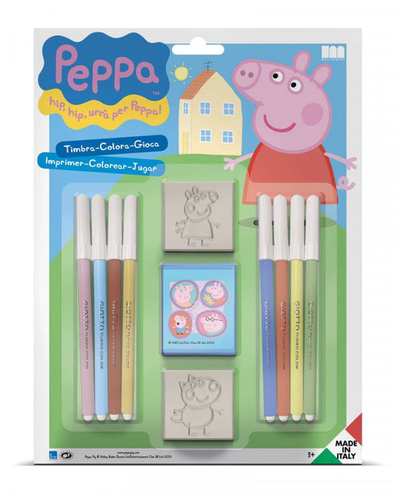 2 sellos de cerdo de peppa