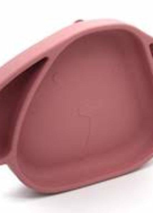 Plato de silicona, perro - Rosa