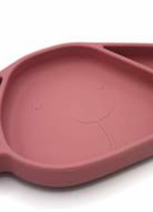 Plato de silicona, perro - Rosa