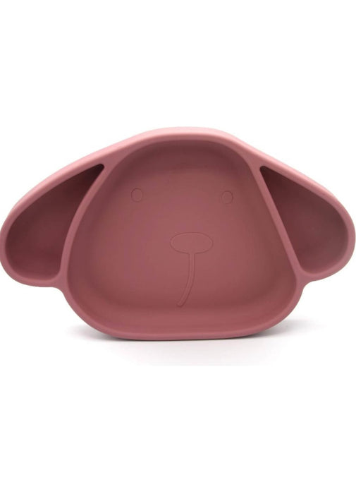 Plato de silicona, perro - Rosa