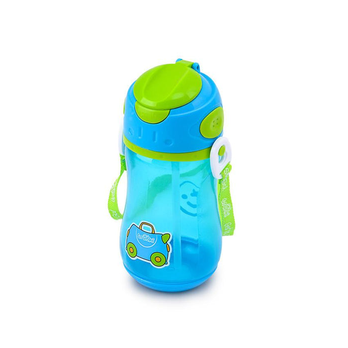 Botella de beber trunki, azul/verde