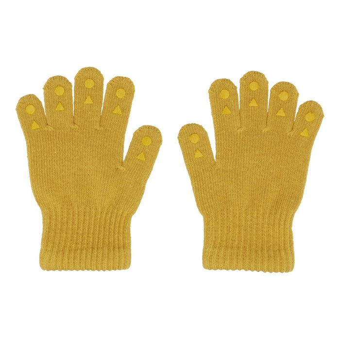 Guantes de agarre 1-2 años, mostaza