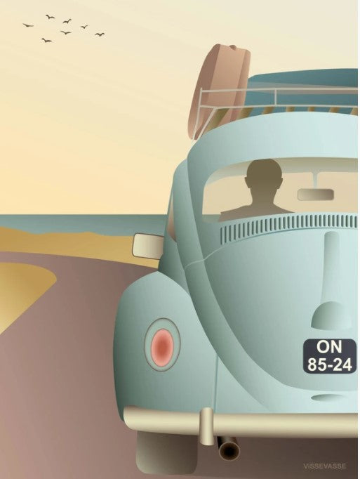 VW -Beetle - Cartel (50x70 cm)