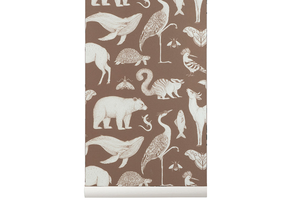 Papel de pantalla de Katie Scott - Animales, Toffee Brown