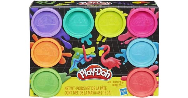 Play-Doh - Neonpaket med 8 hinkar - Image 2
