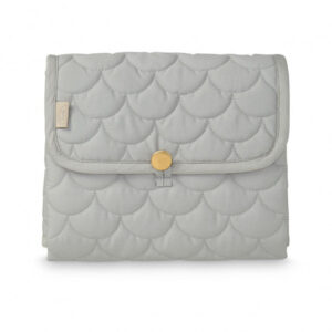 Quiltad skötmatta, grå